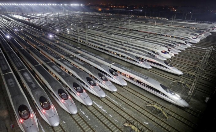 Çin, 2021 yılında demiryoluyla 3,7 milyar ton kadar yük taşıyacak