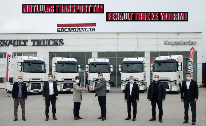 30 adetlik Renault Trucks anlaşmasının ilk 5 adedini teslim aldı