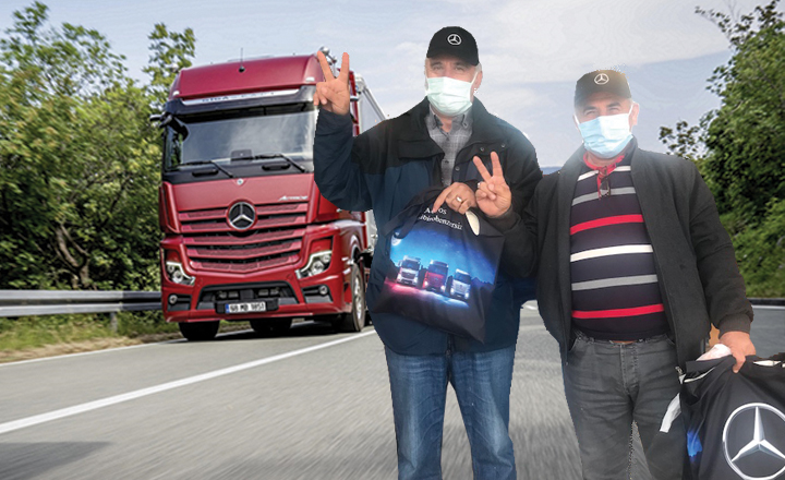 Mercedes-Benz Türk'ün kamyon şoförlerine desteği sürüyor